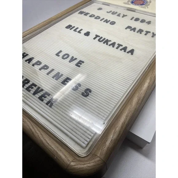 Miller Lite 1984 marquee sign unique wedding dislplay vintage letters removable
